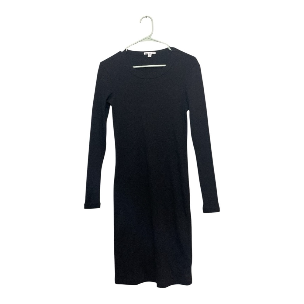 Women’s James Perse‎ ribbed, black, cotton dresss, size 2 (smalll/medium)